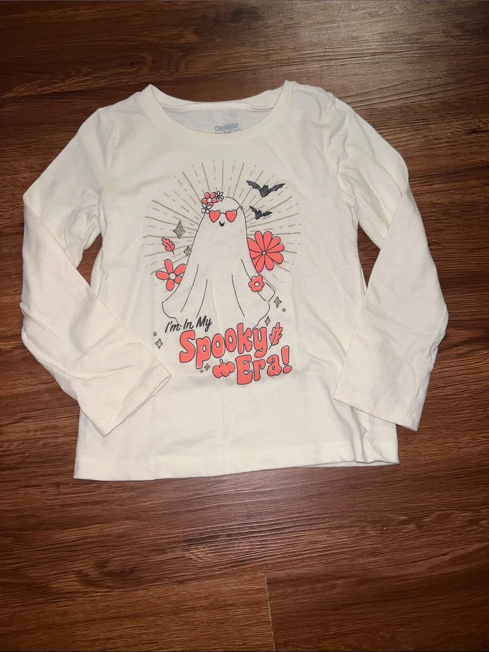 OshKosh B'gosh White Long-Sleeve 